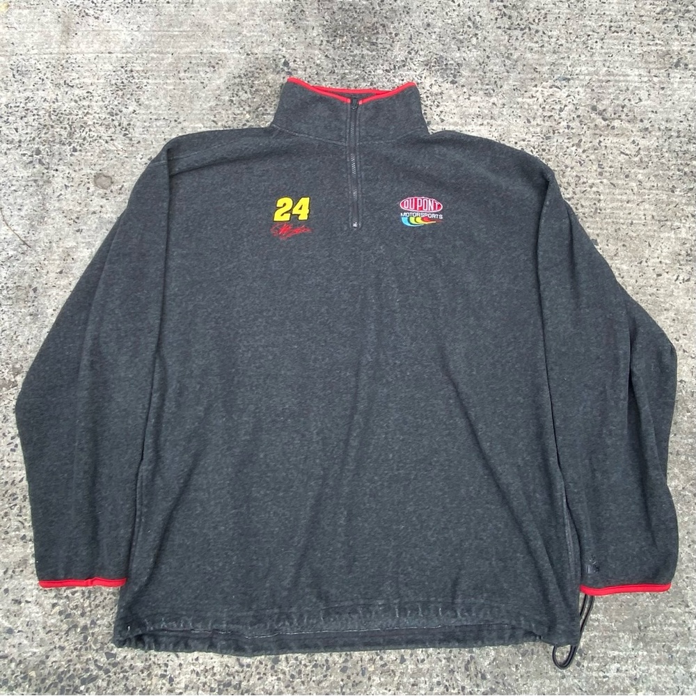 Y2k Jeff Gordon Chase Authentics Nascar Quarter Zip Swetshirt